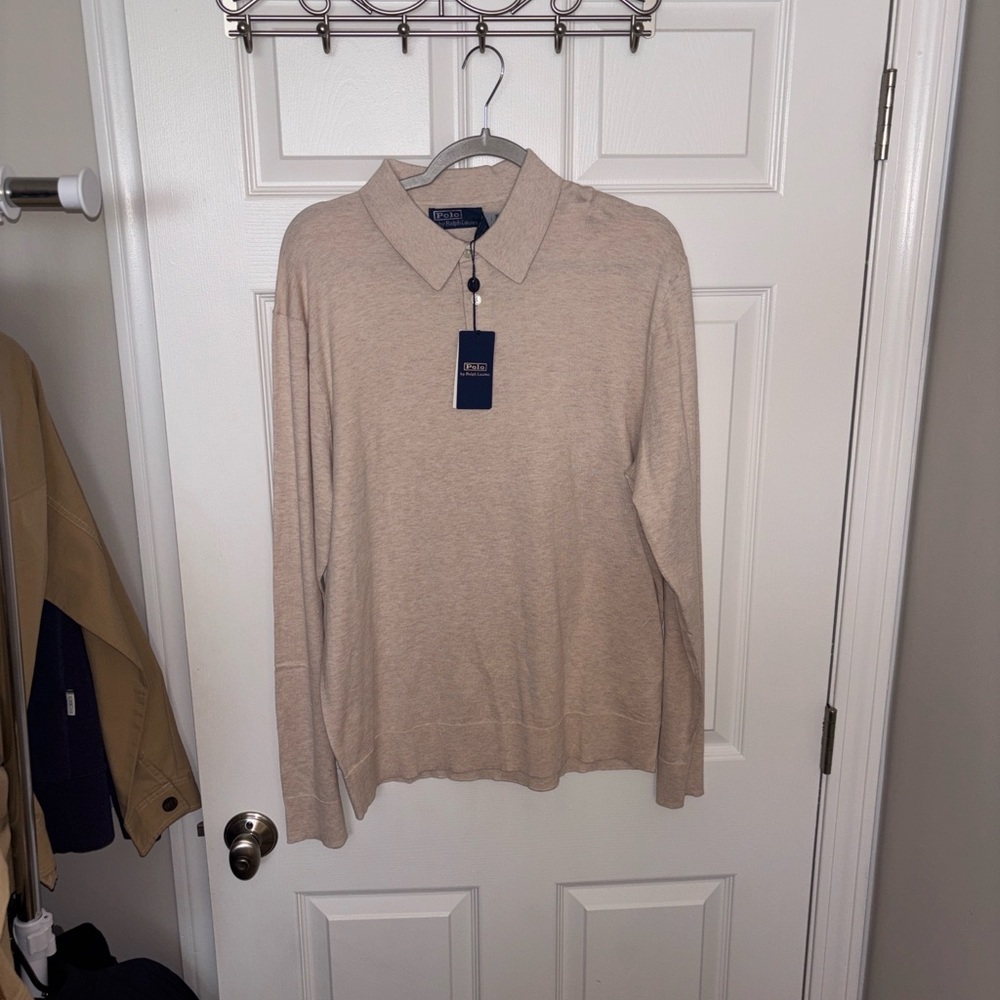 Ralph Lauren Polo Men’s Pullover Polo Sweater NWT Sz Large Retail $248